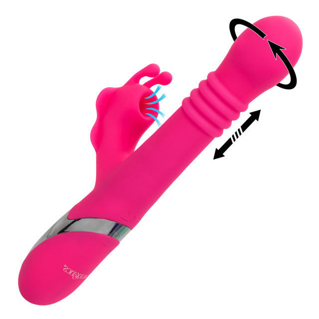 Enchanted Kissing Butterfly 5" Insertable Vibrator with Powerful Suction and Intimate Sensations > Vibrators > Ladies > Rabbit Multi