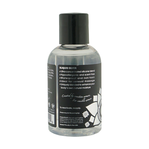 Sliquid Naturals Silver (125ml) – Ultra-Concentrated Waterproof Silicone Lubricant > Lube > Silicone