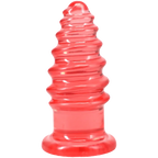 Doc Johnson Crystal Jellies Anal Twist – 5 Inch Phthalate-Free Butt Plug > Anal Range > Butt Plugs