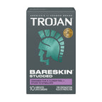 Trojan Studded Bareskin Lubricated Condoms 10 Pack
