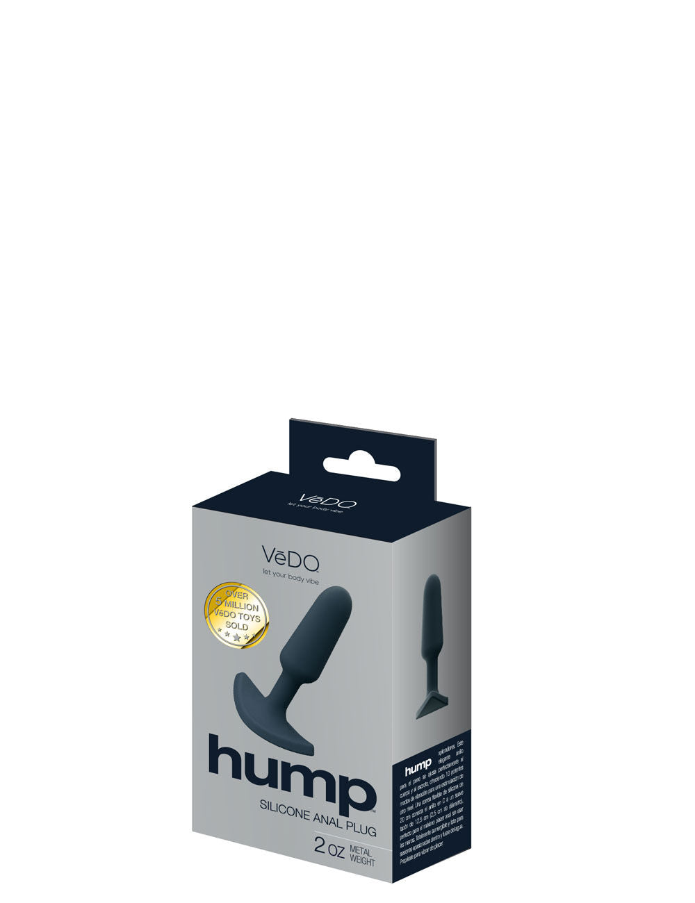 Hump (Black) – Waterproof Silicone Butt Plug Black > Anal Range > Butt Plugs