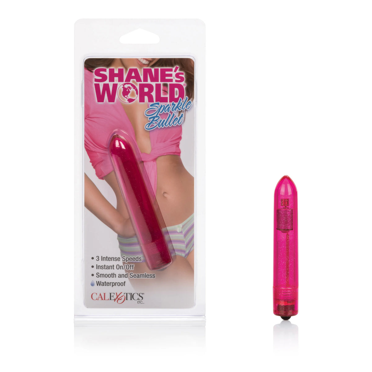 Shane's World Sparkle Bullet – Compact Discreet Bullet Vibrator > Sex Toys For Ladies > Clitoral Vibrators and Stimulators