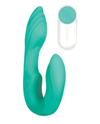 Strapless Teal Seashell Dual Motor Silicone Vibrator – Silicone Vibrator > Sex Toys For Ladies > Panty Vibes