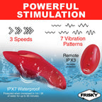 Love Connection Silicone Panty Vibe (Red) – Remote-Controlled Panty Vibrator > Sex Toys For Ladies > Panty Vibes