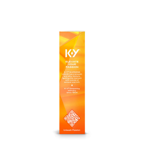 KY Warming Liquid Lubricant 2.5 Oz Water-Based Intimacy Gel Water Based Lube