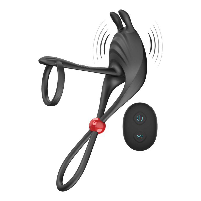 Nasstoys Cockpower (Black) – Remote-Controlled Cock Ring and Ball Cinch > Cock Ring > Adjustable