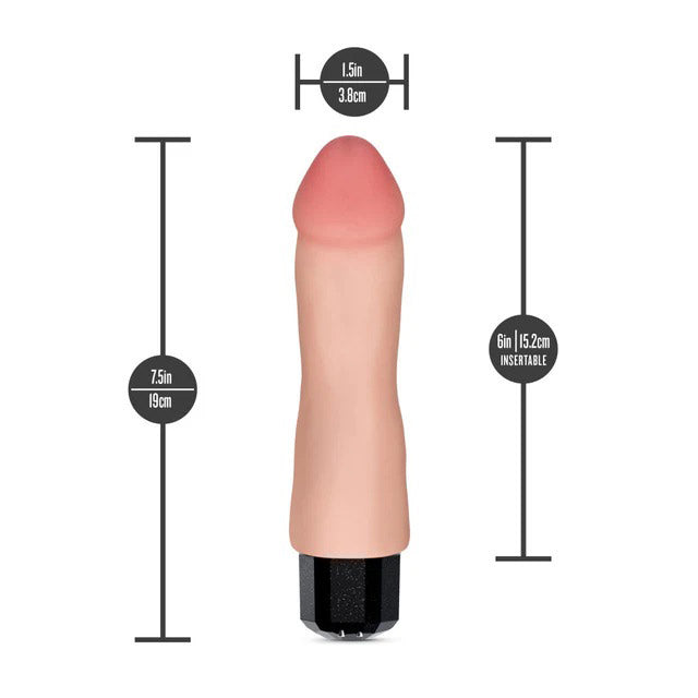 Dr. Skin Dr. Avery (Beige) – Luxury 7.5 Inch Vibrator > Vibrators > Realistic Vibrators