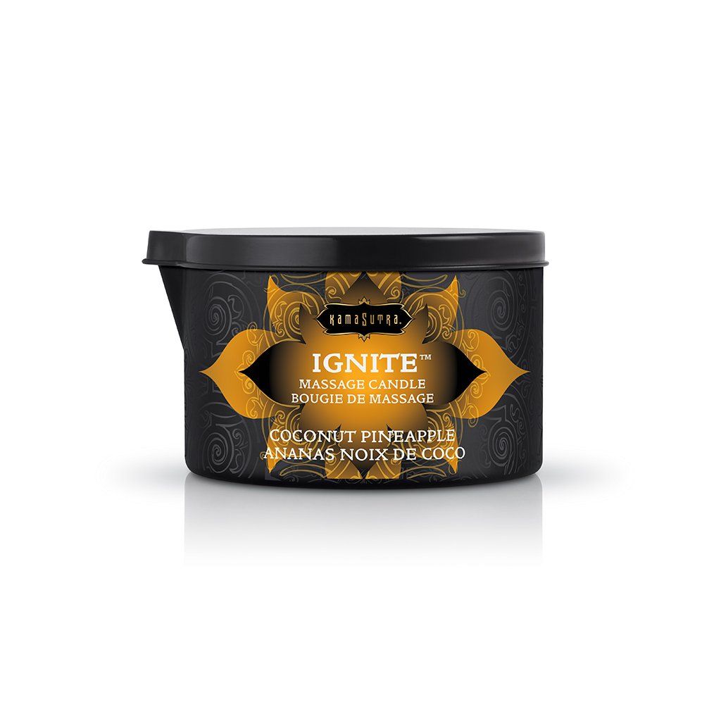 Kama Sutra Ignite Coconut Pineapple (6 Oz) Massage Candle and Oil > Candles > Massage