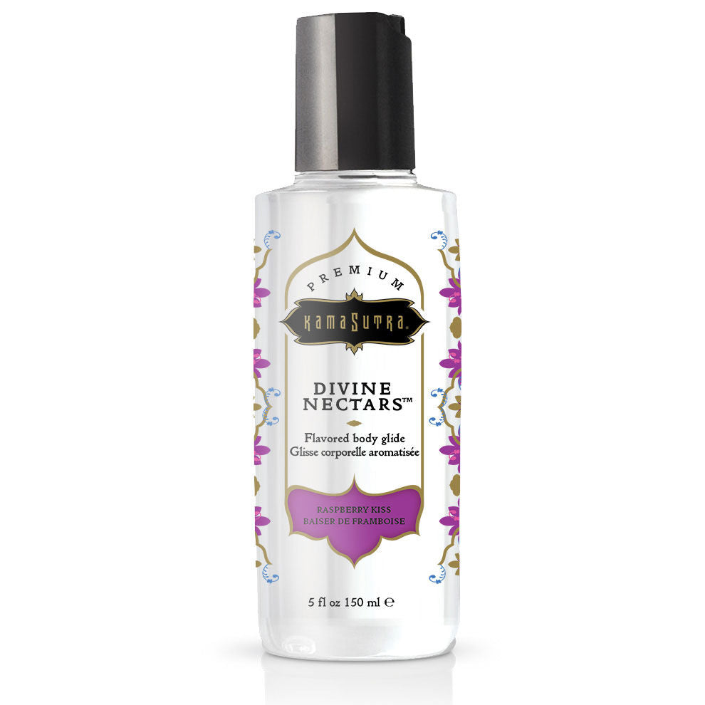 Kama Sutra Divine Nectars Raspberry Kiss Flavored Body Glide > Lube > Flavoured