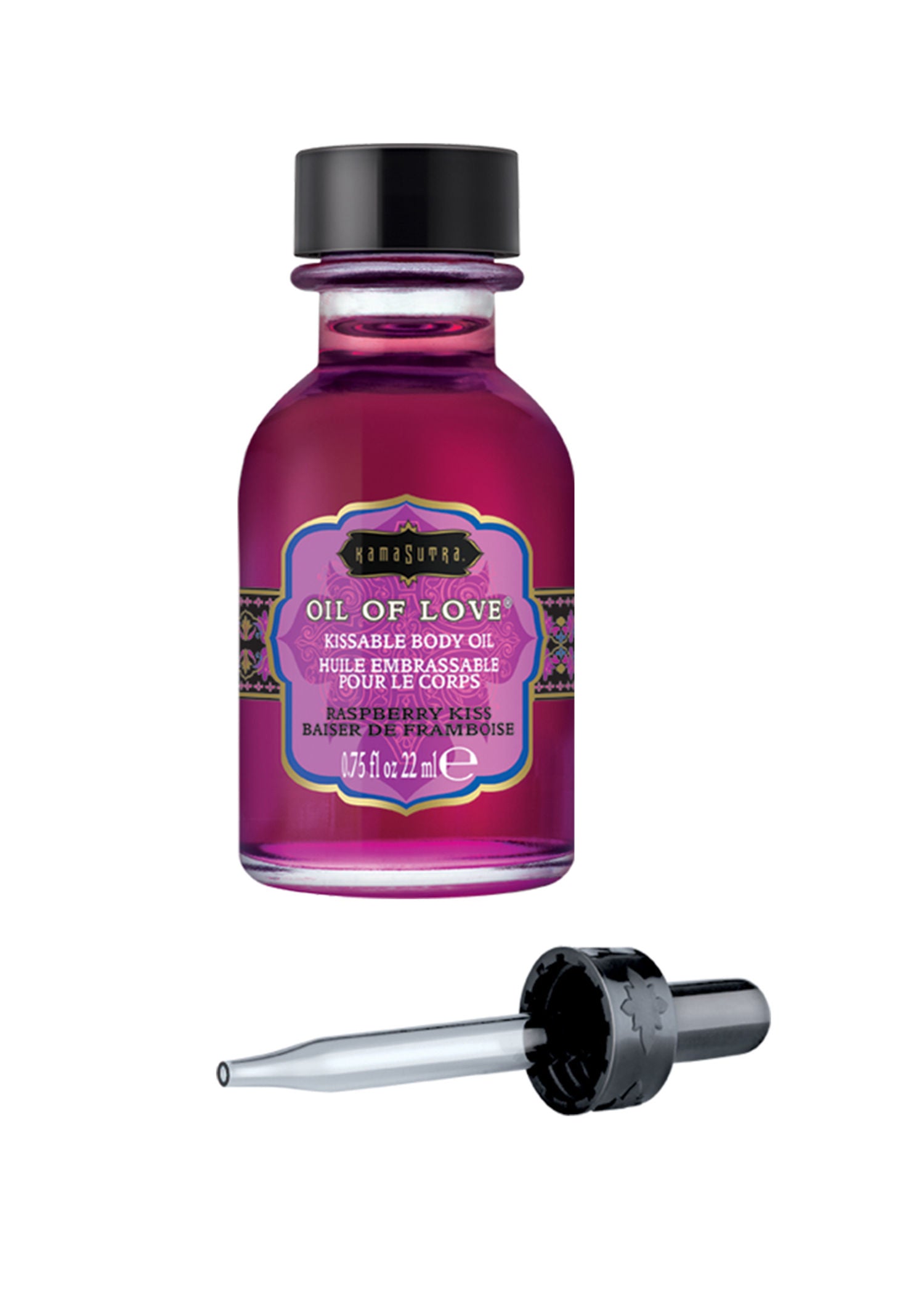 Kama Sutra Oil of Love Raspberry Kiss Warming Massage Oil Secondary image