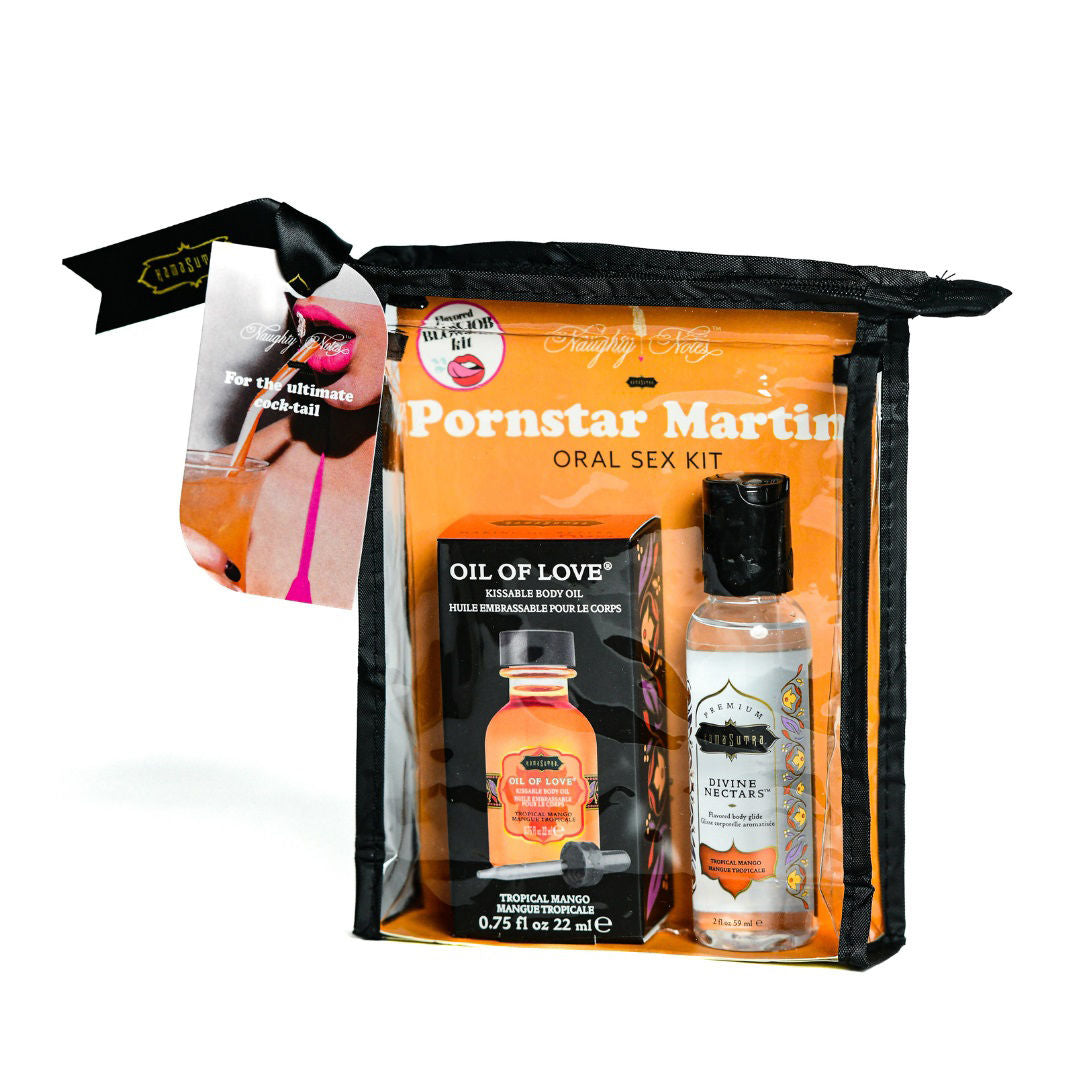 Kama Sutra Porn Star Martini Oral Sex Kit With Flavored Lube > Novelties > Candy & Edible Items