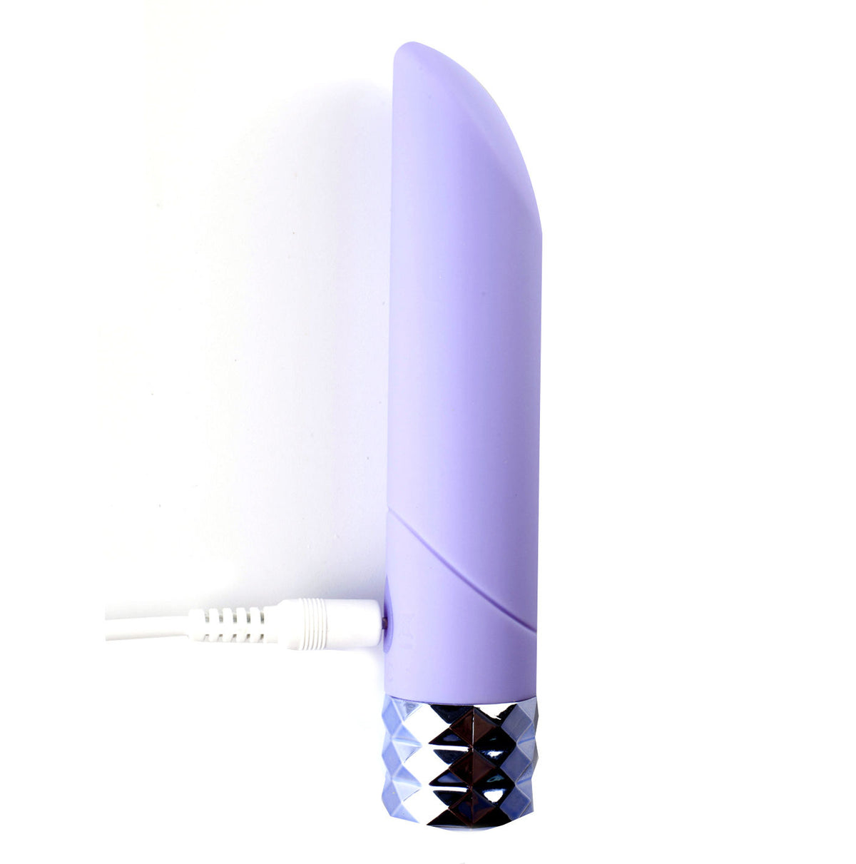 Angel Crystal Gems Purple Bullet Vibrator with 25 Functions Purple BULLETS