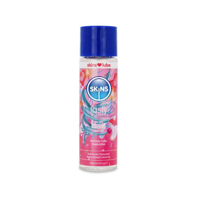 Skins Birthday Cake Water-Based Lubricant 4.4 Fl Oz Default Title > Lube > Flavoured