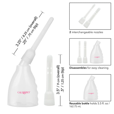 CalExotics Ultimate Anal Douche Bulb Hygiene Cleaner Kit Douches