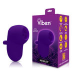 Kenley Violet Flickering Finger Vibrator Silicone > Vibrators > Finger Vibrators