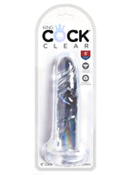 King Cock Clear 6 Inch – Realistic Translucent Flexible Silicone Dildo Clear > Dildos > Realistic Dildos