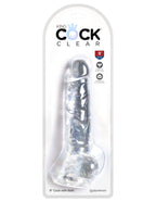 King Cock Clear 7.5 Inch Realistic Dildo With Balls – Transparent Realistic Dildo 7.5 Inch > Dildos > Realistic Dildos