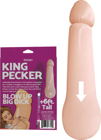 King Pecker 6 Foot Giant Inflatable Penis Adult Toy Party Fun Bachelor & Bachelorette Items