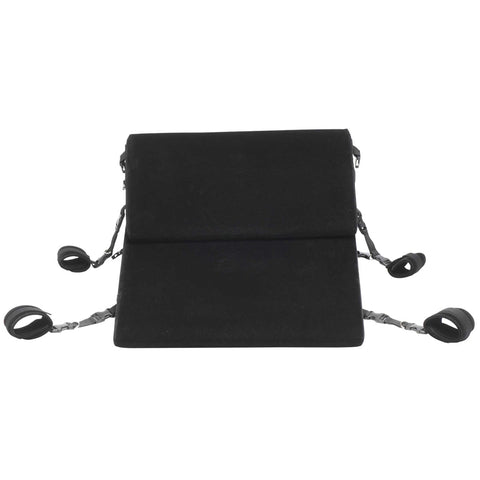 Bondage Cushion Set Foam Wedge Pillow for Adult Intimacy Black Sex Positioners