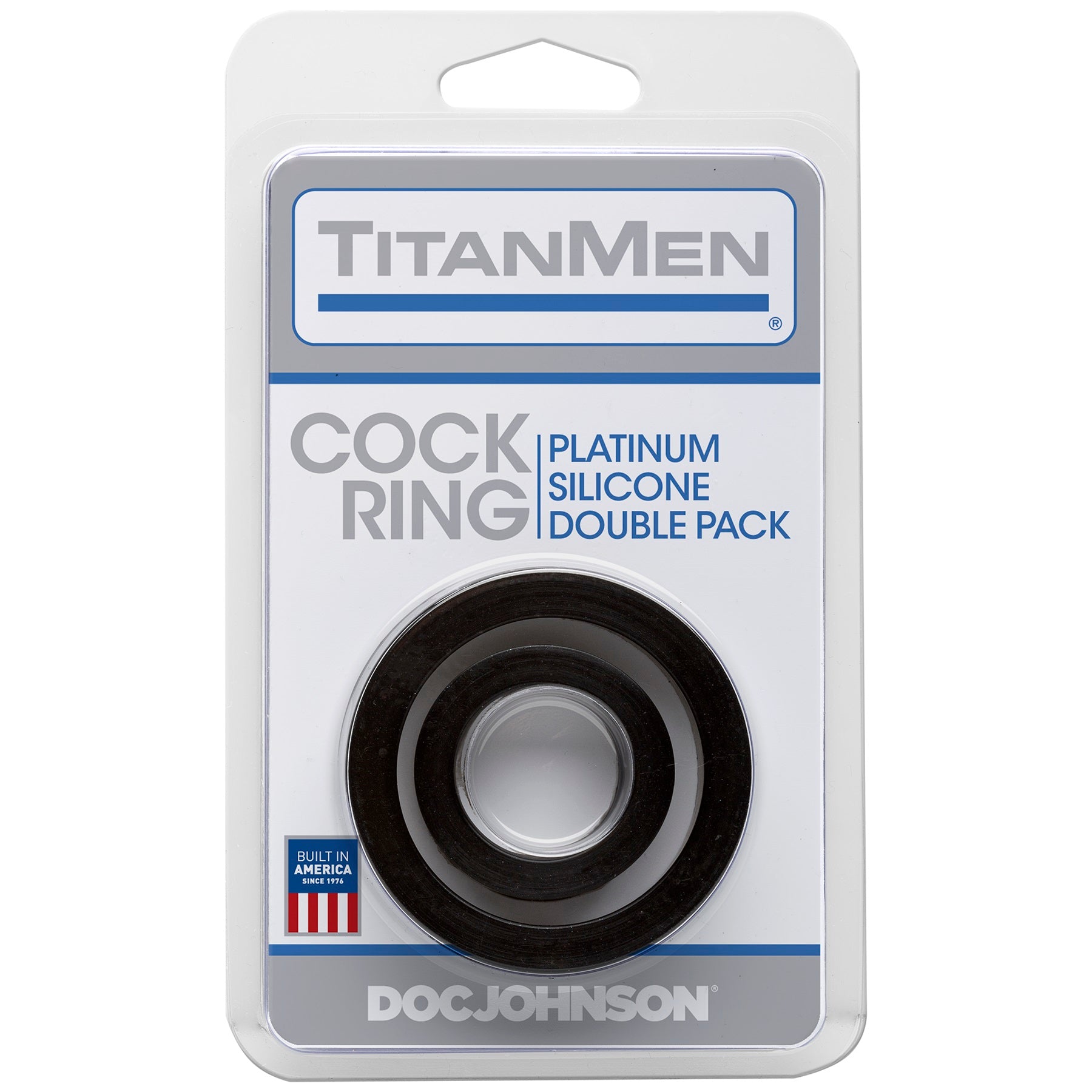 Silicone Cock Rings Double Pack Black for Ultimate Comfort and Performance COCK RING Set