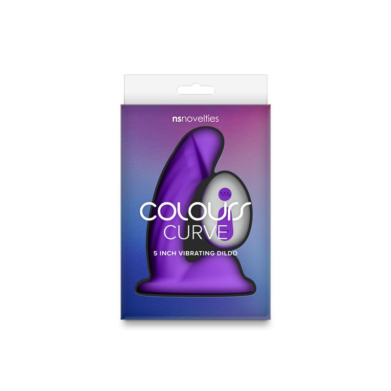 Colours Curve (Pink| Purple| Teal) – Rechargeable Waterproof Vibrating Dildo Dildos & Dongs