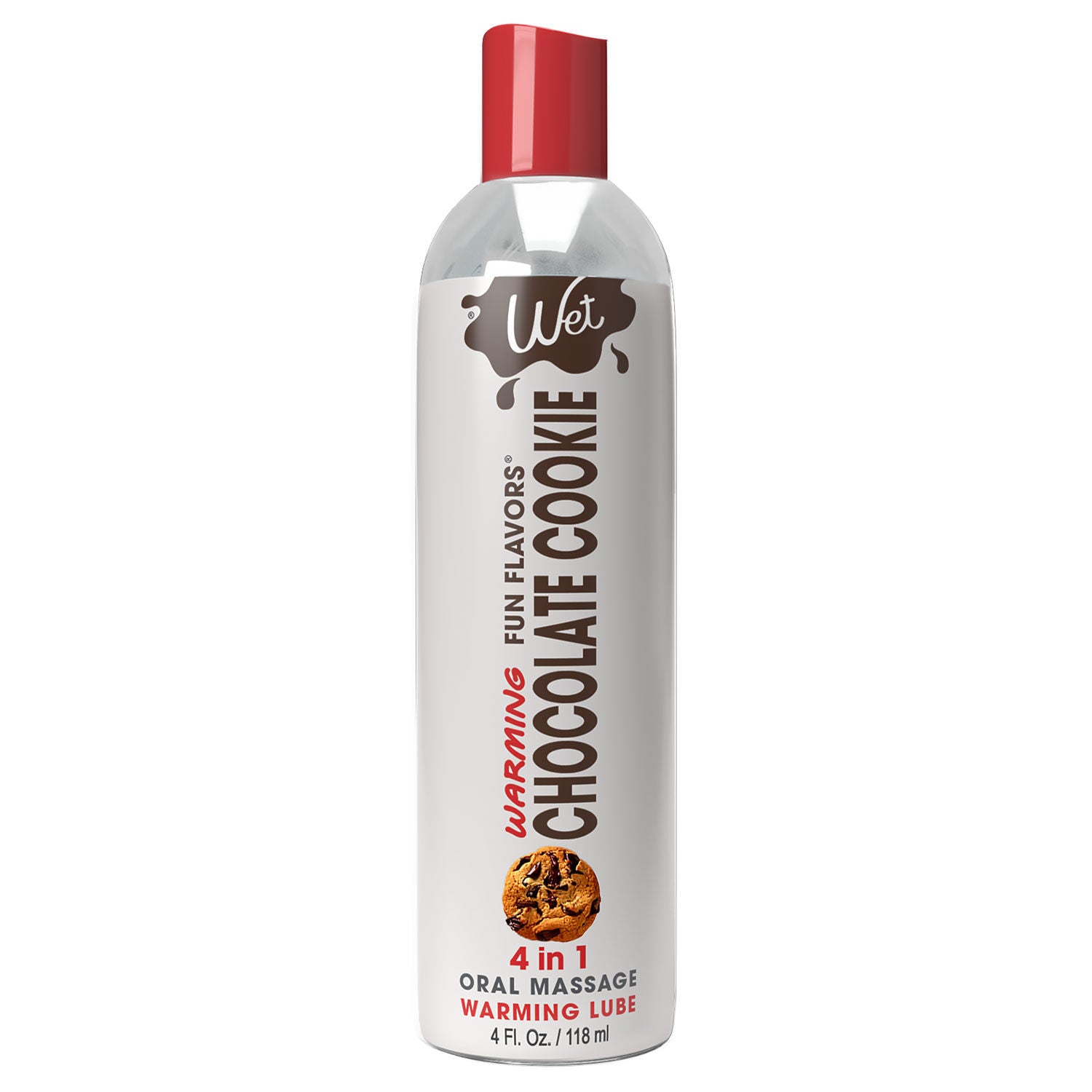 Wet Chocolate Cookie Warming Personal Lubricant 1 Oz Gel Flavoured Lube
