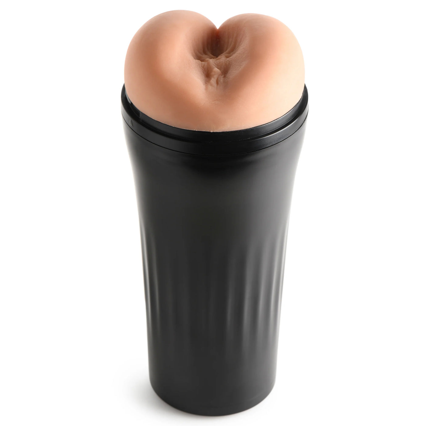 Mistress Vibrating Ass Masturbator Soft Stretchy Realistic Skin Tone with 4 Speeds and 7 Vibration Patterns Waterproof IPX6 Strokers - Auto