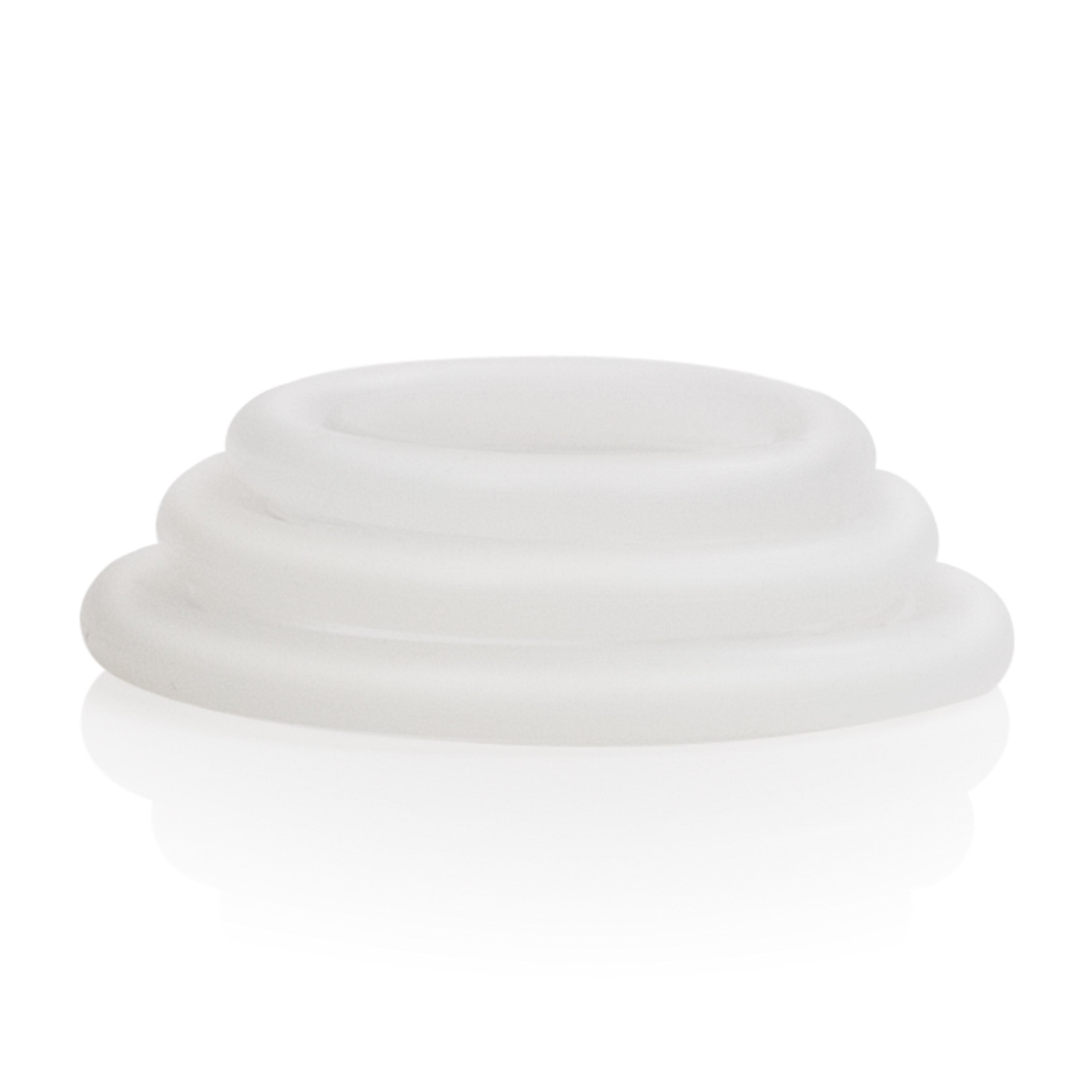 CalExotics Silicone Support Rings Set – Stretchy Comfortable Black Cock Rings > Cock Ring > Sets