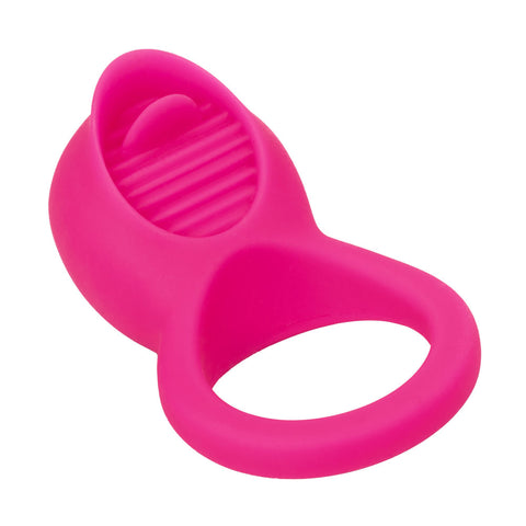 Rechargeable Vibrating Tongue Teaser Silicone Cock Ring Cock Rings Vibrating