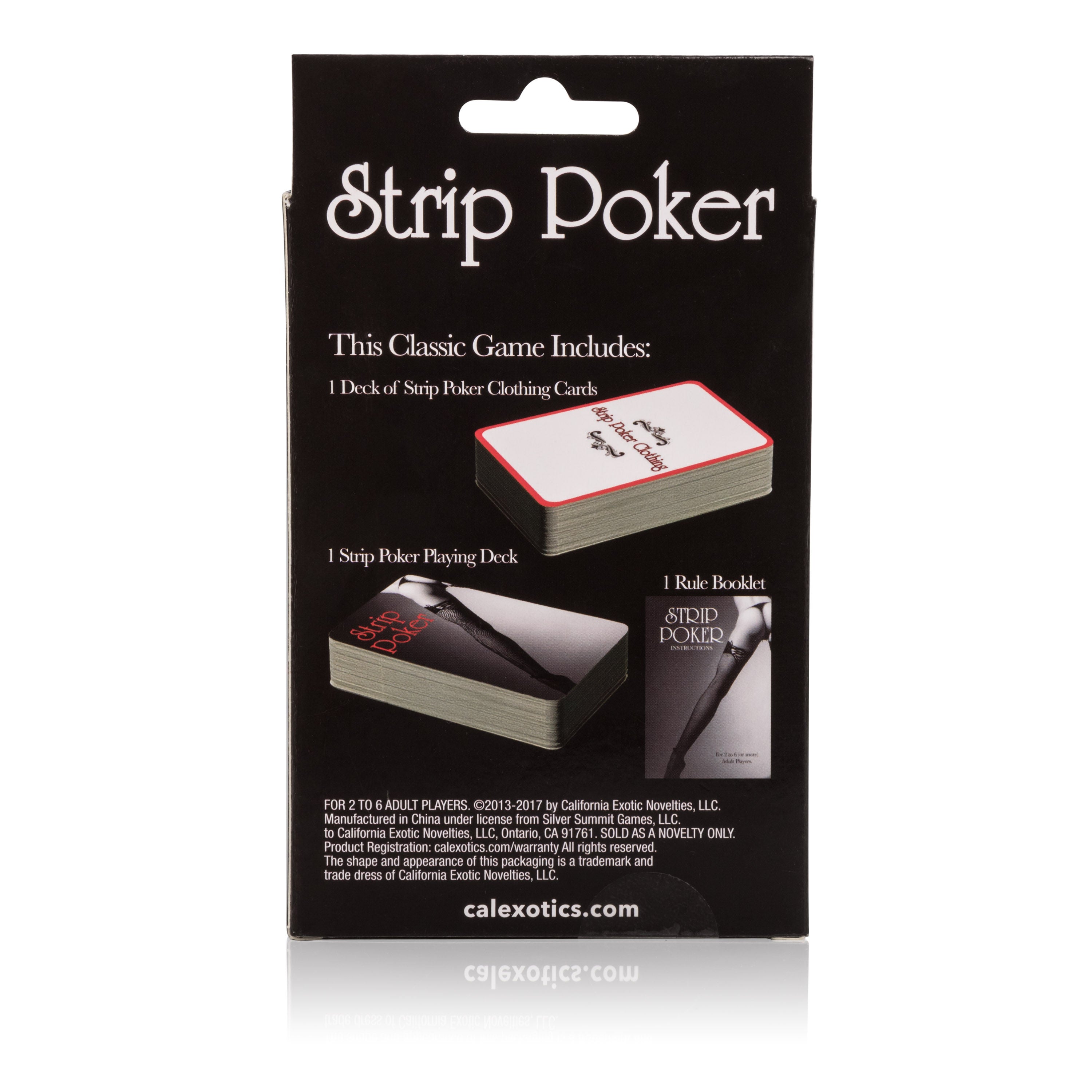 Strip Poker Adult Card Game for Couples with Clothing Decks Games
