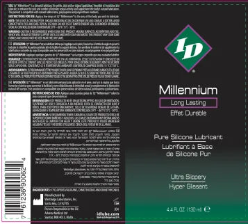 ID Millennium Silicone Lubricant 4.4 Oz – Long-Lasting Waterproof Lubricant Default Title > Lube > Silicone