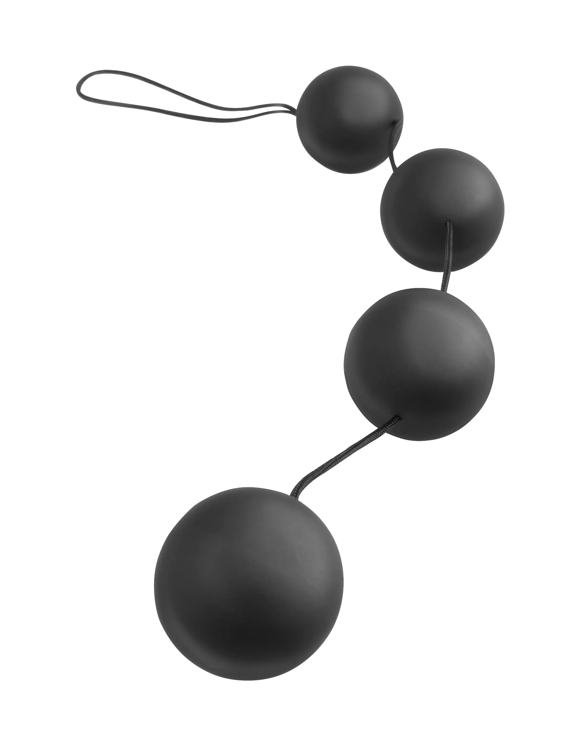 Anal Fantasy Collection Deluxe Vibro Balls – 1.25 Inch Weighted Vibrating Balls Black > Anal Range > Anal Beads