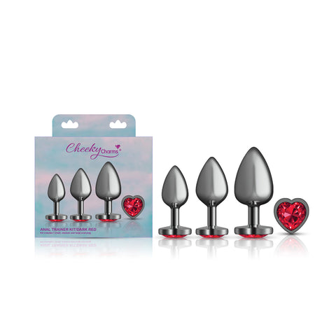 Viben Red Heart Gem Anal Trainer Kit with Three Sizes > Anal Range > Butt Plug Kits