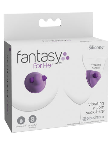 Fantasy For Her Vibrating Nipple Suckers Nipple Suckers
