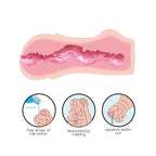 Crazy Bull No Lube Masturbator Sleeve – Realistic Skin-Like Texture Masturbator 2.80 Inches Length > Sex Toys For Men > Masturbators > Manual