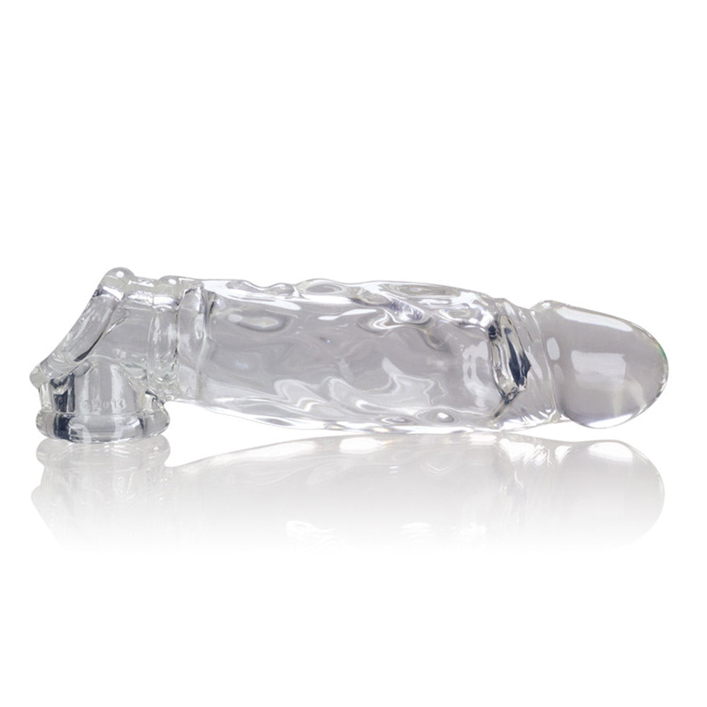 Butch Cocksheath Clear 8.5 Inch Length Enhanced Girth Sleeve > Sex Toys For Men > Penis Sleeves