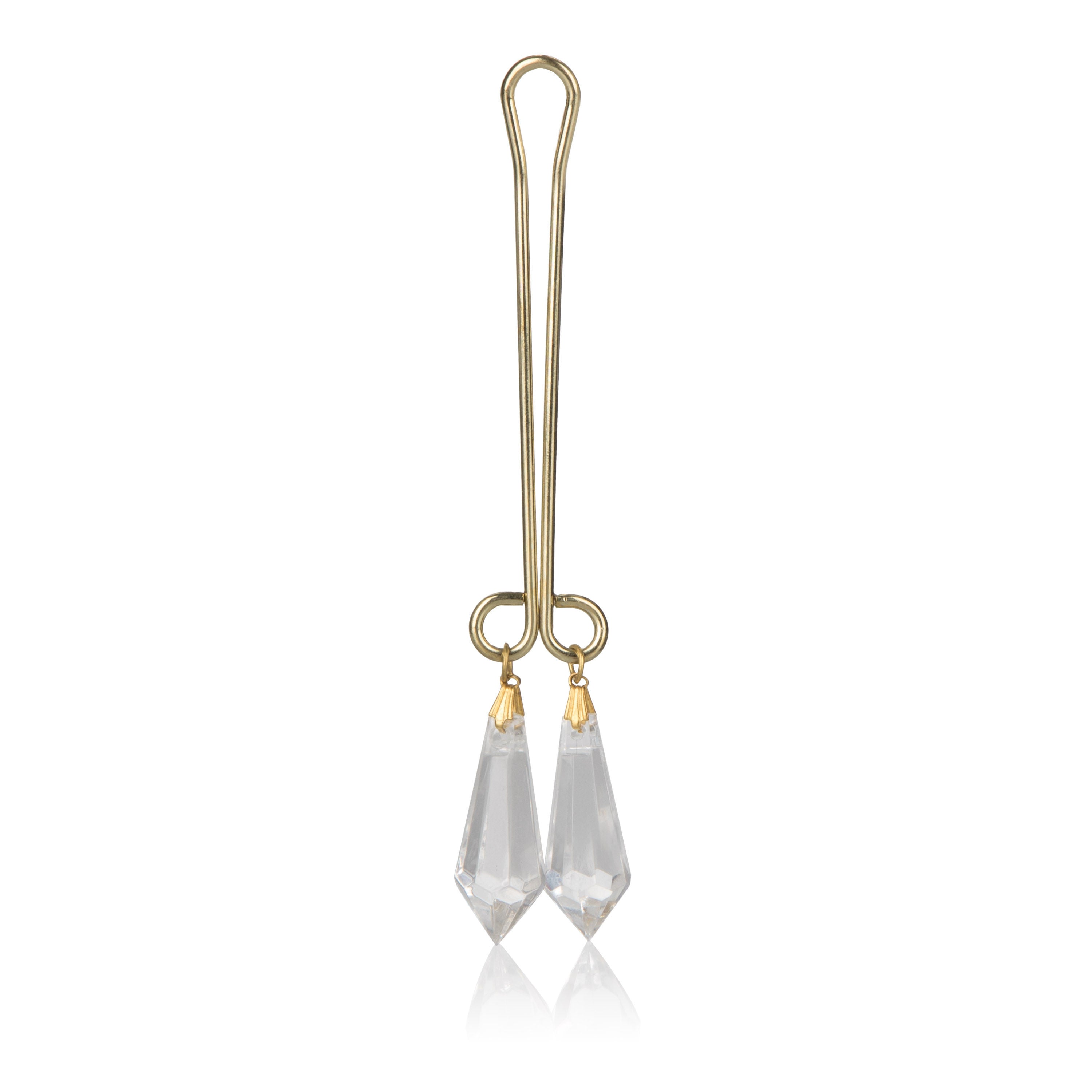 Intmate Play Clitoral Jewelry (Crystals) – Elegant Clitoral Jewelry Clear Body Jewelry (Non Piercing)