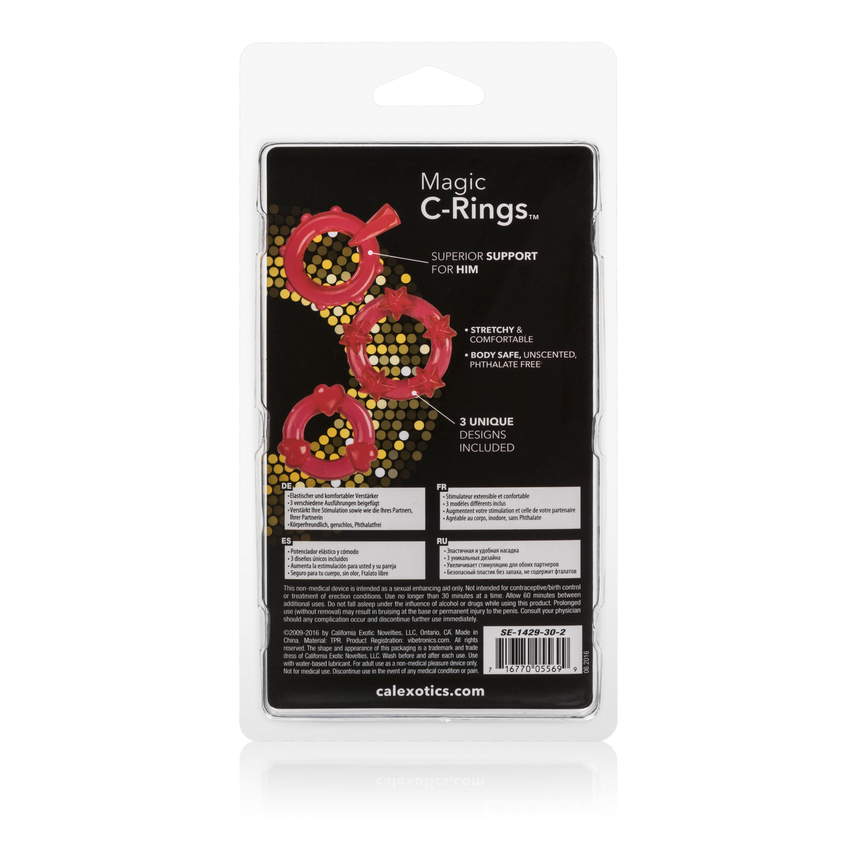 Magic Blue C-Rings Adult Intimacy Toy for Enhanced Performance COCK RING Set