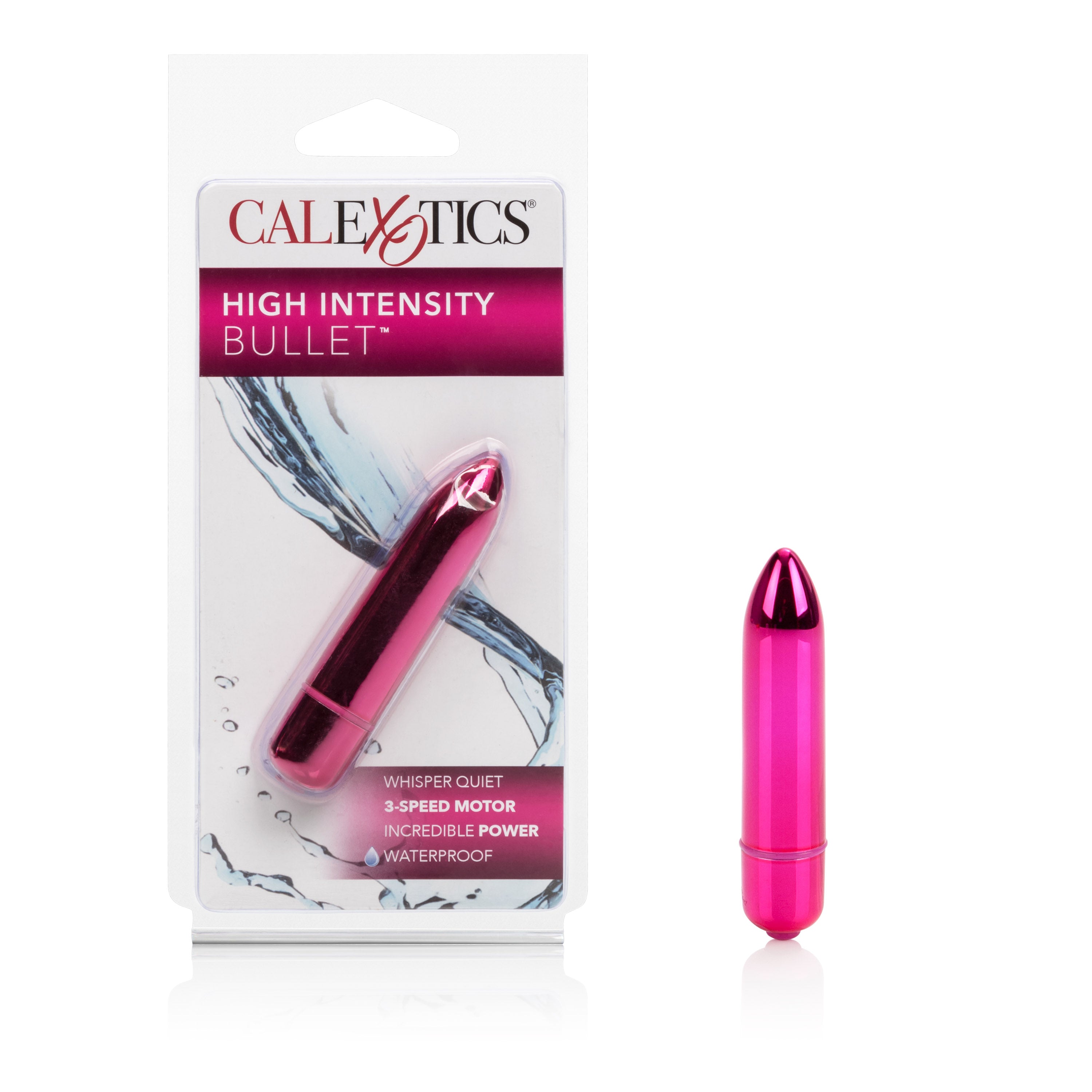 CalExotics High Intensity Bullet (Black) – Waterproof Compact Vibrator > Vibrators > Mini Vibrators