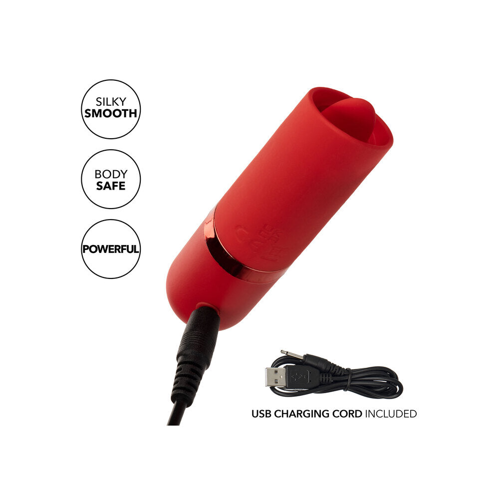 Kyst Flicker Mini (Pink) – Waterproof Mini Massager with Flickering Tongue Tip and 10 Vibration Functions > Vibrators > Finger Vibrators