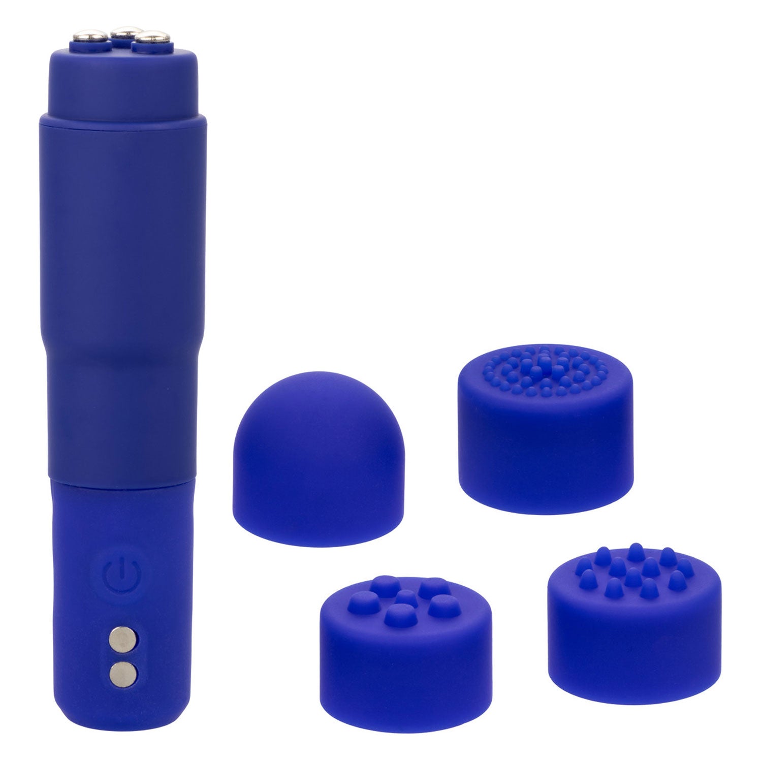 Kyst Mega-Mite Rechargeable Personal Stimulator with 4 Silicone Tips Purple STIMULATORS