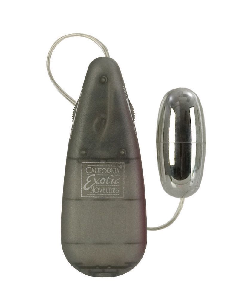 Teardrop Gray Bullet Vibrator Multi-Speed Intimate Massager Gray BULLETS