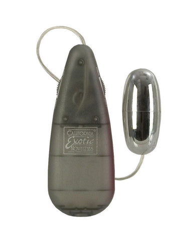 Teardrop Gray Bullet Vibrator Multi-Speed Intimate Massager Gray BULLETS