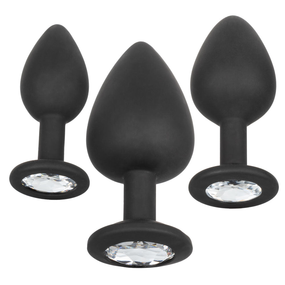 Silicone Gem Anal Kit – Set of 3 Graduated Anal Plugs > Anal Range > Butt Plug Kits