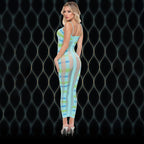 Blue Horizon Maxi Dress Sheer Erotic Gown > Clothes > Dresses and Chemises