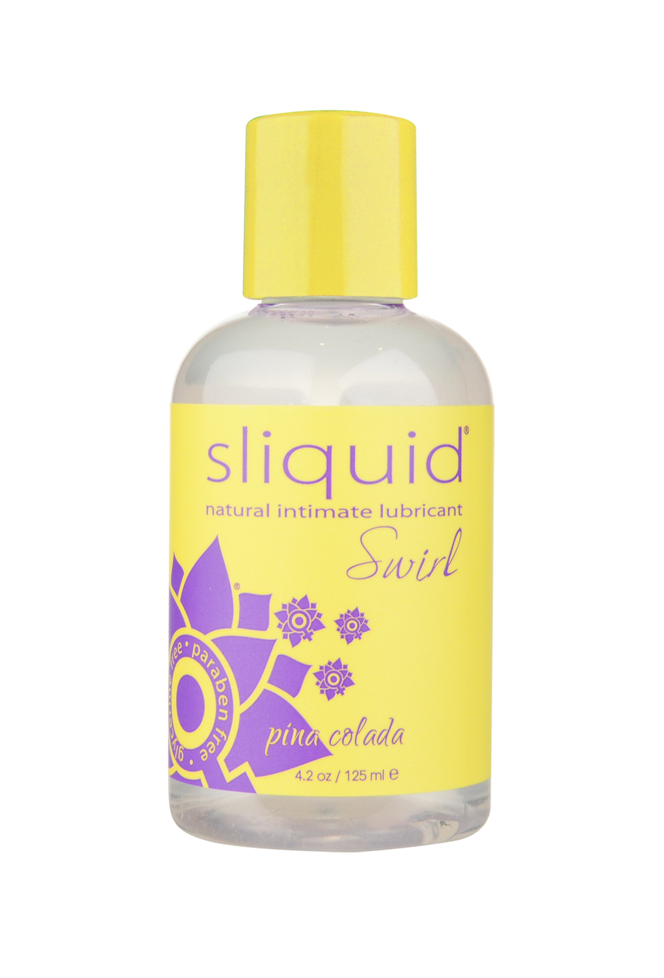 Sliquid Naturals Swirl Pina Colada Flavored Water-Based Lubricant 125ml Secondary image