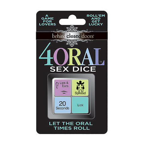 Behind Closed Doors Oral Sex Dice - 4 Lovers Dice Game Default Title Games