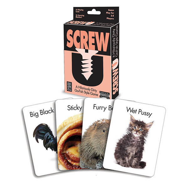 Screw U Card Game - Hilarious Adult Party Fun 2-8 Players > Novelties > Card Games