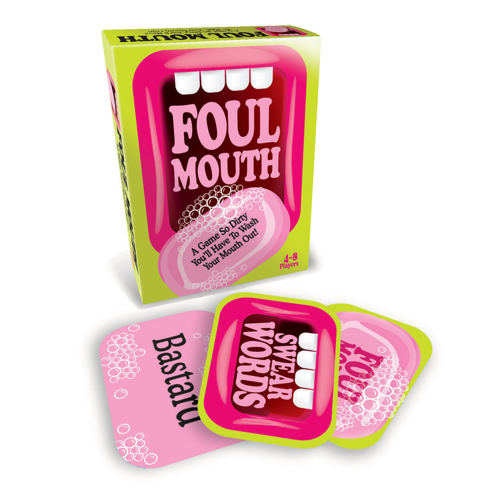 Foul Mouth Card Game – Fast-Paced Profanity Twist for 2-6 Players Card Game > Novelties > Card Games