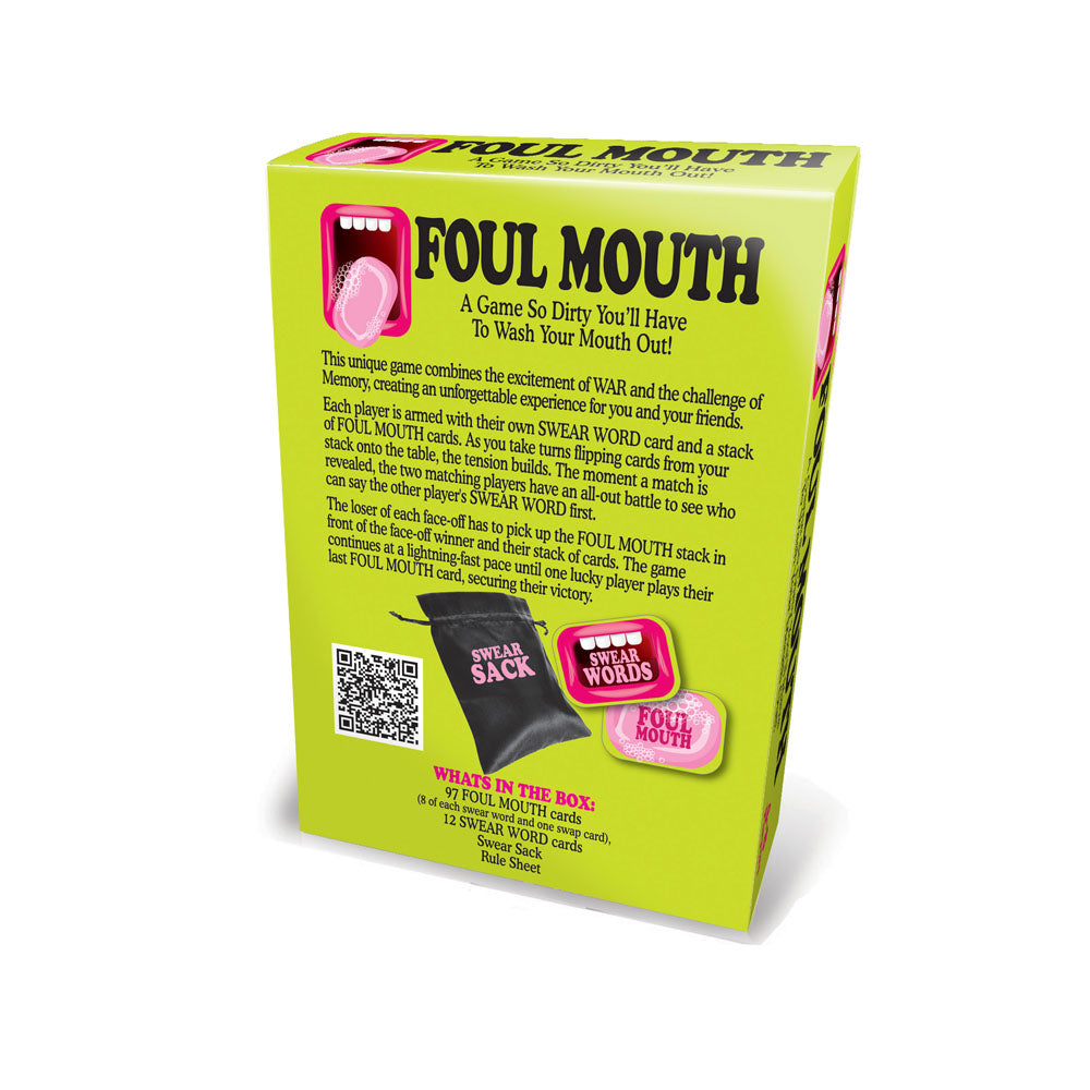 Foul Mouth Card Game – Fast-Paced Profanity Twist for 2-6 Players Card Game > Novelties > Card Games